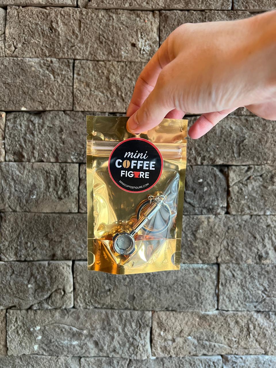 Porta filtro clássico - Chaveiro colecionável de café