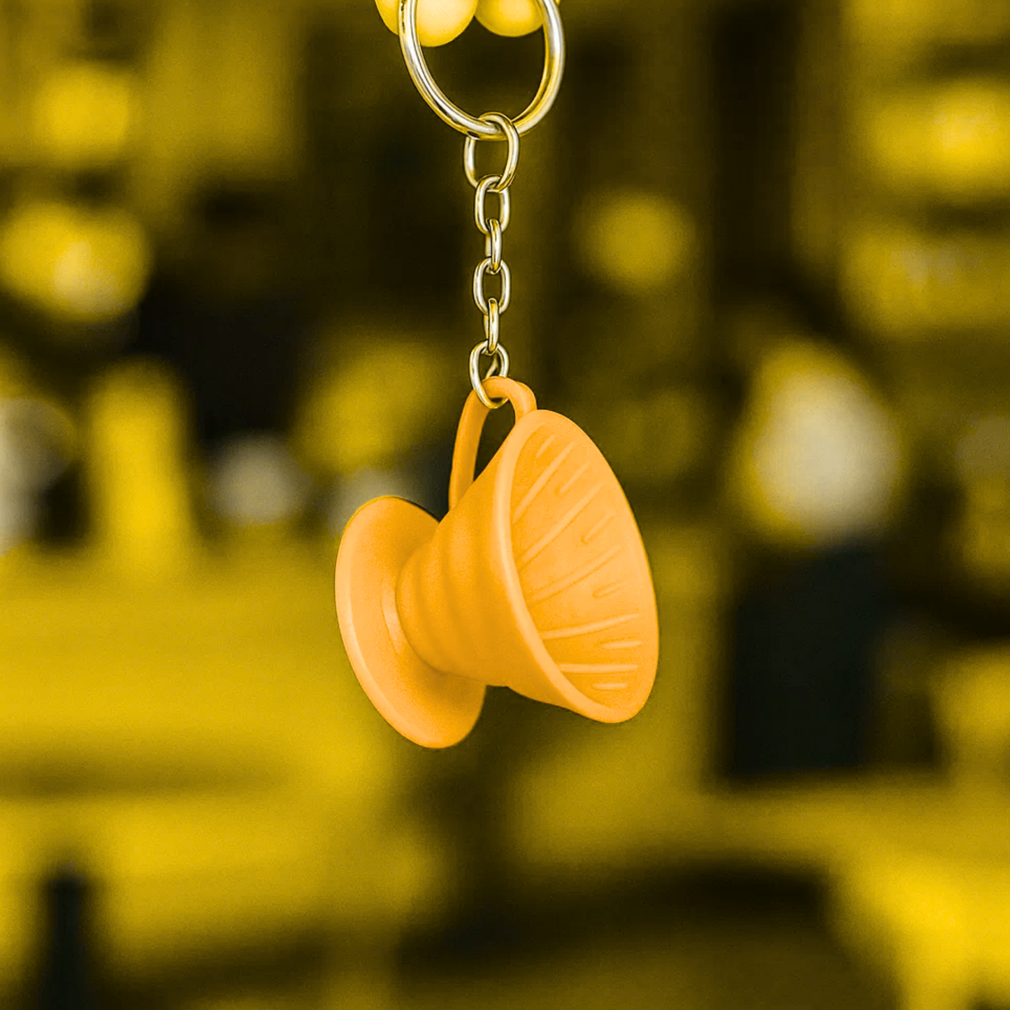 V60 Gold - Chaveiro colecionável de café