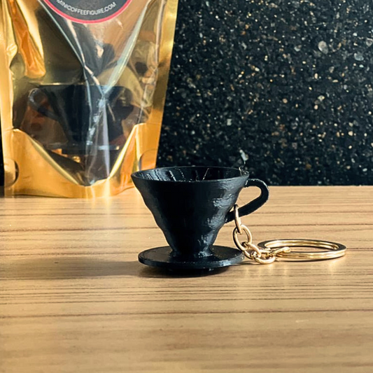 V60 Black - Chaveiro colecionável de café