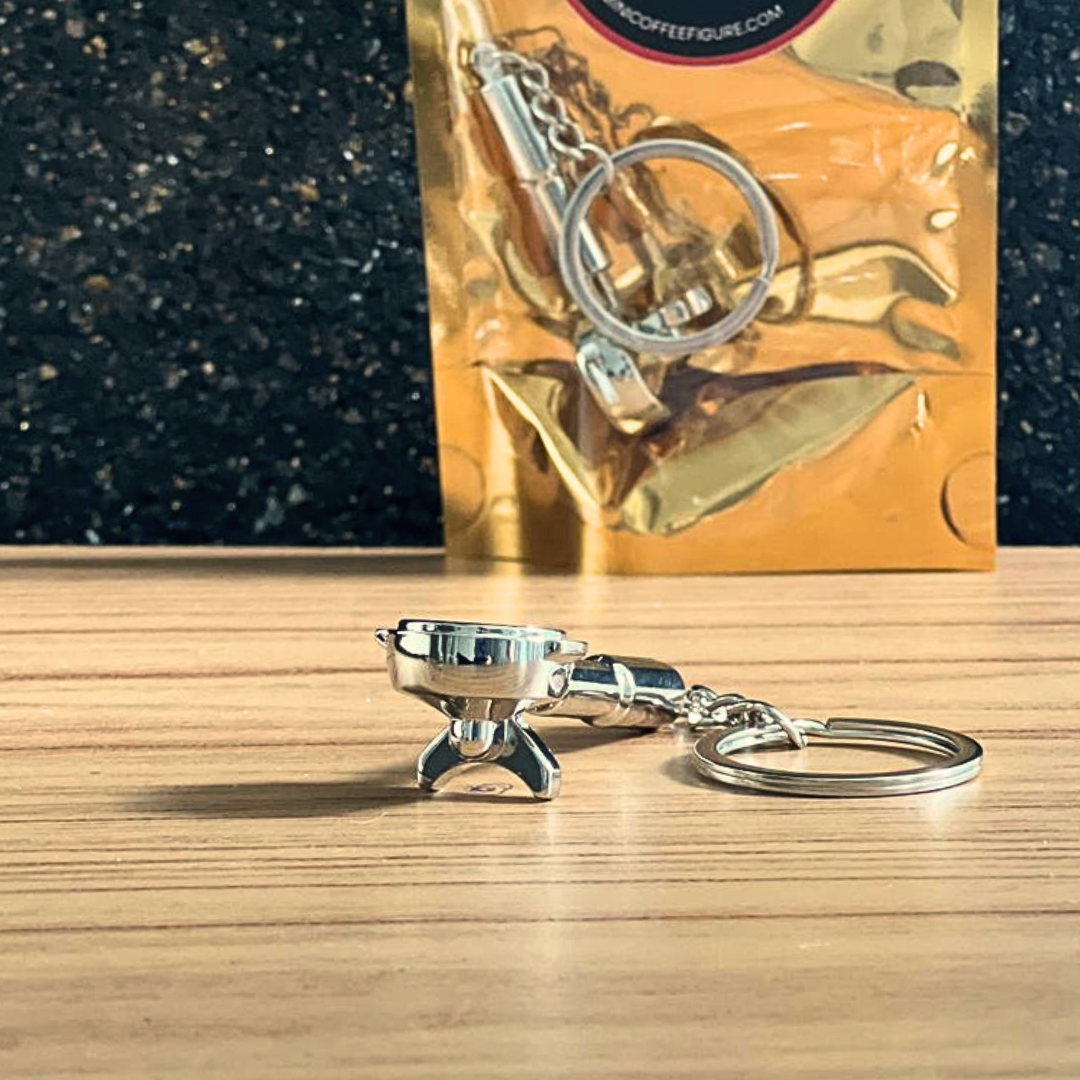 Porta filtro clássico - Chaveiro colecionável de café