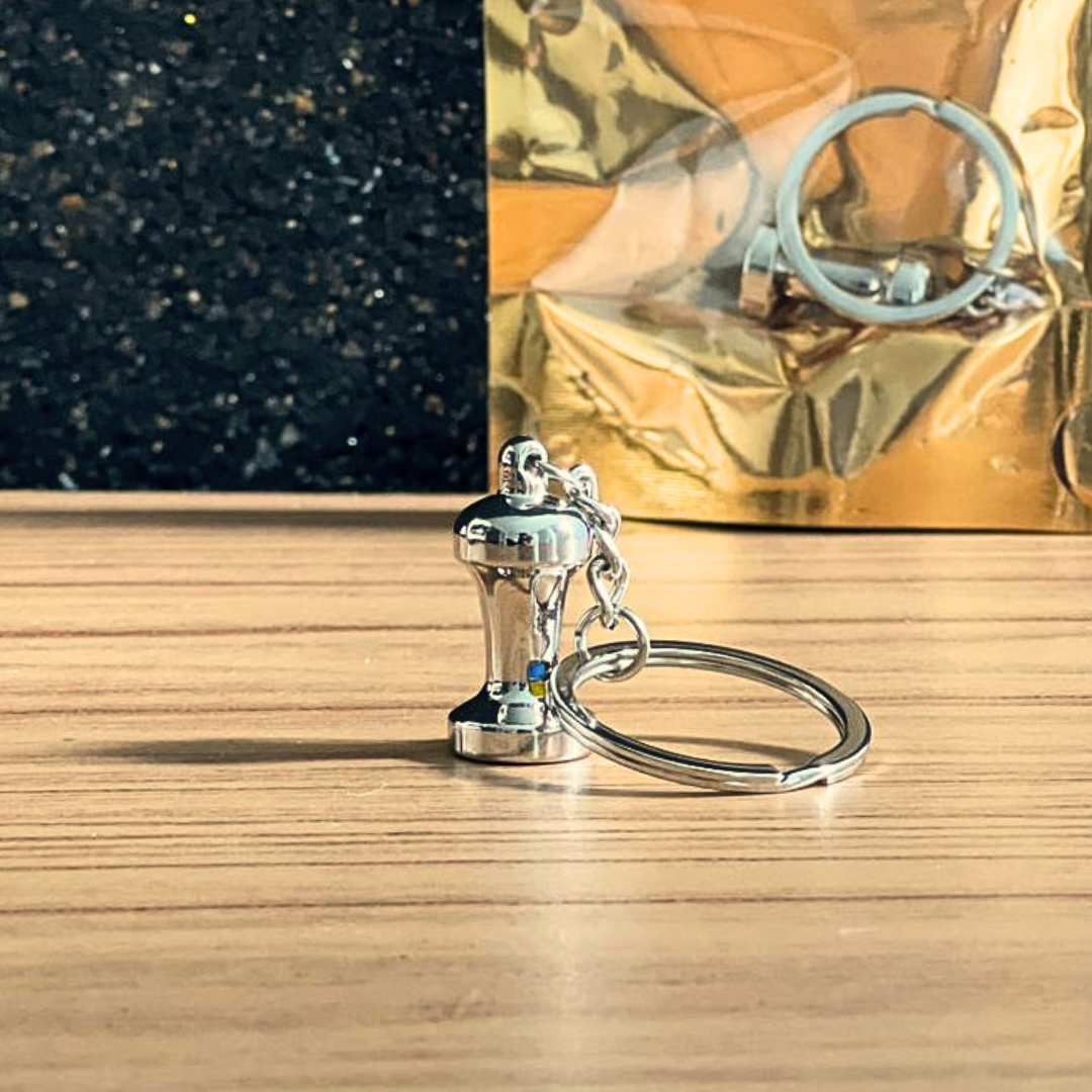 Tamper - Chaveiro colecionável de café