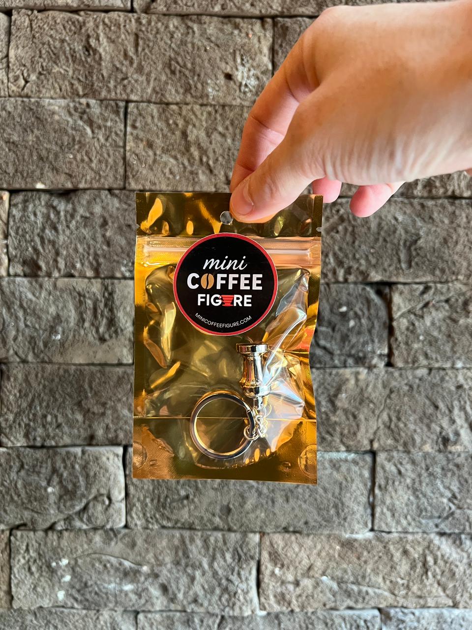 Tamper - Chaveiro colecionável de café
